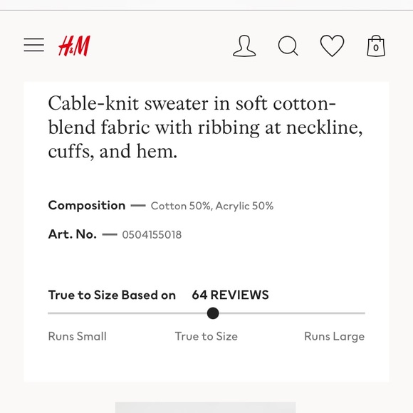 Knit Blue Sweater from H&M - Picture 3 of 5